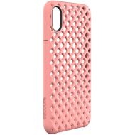 Bestbuy Incase - Lite Case for Apple iPhone X and XS - Rose Gold/Textured Cutout Back Pattern