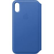 Bestbuy Apple - iPhone X Leather Folio - Electric Blue