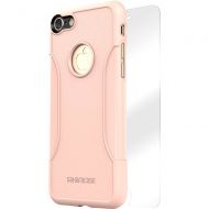 Bestbuy SaharaCase - Classic Case with Glass Screen Protector for Apple iPhone 7 and Apple iPhone 8 - Rose Gold