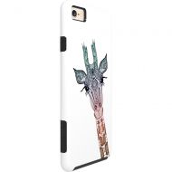 Bestbuy ArtsCase - StrongFit Designers Series Hard Shell Case for Apple iPhone 6 and 6s - Giraffe Teal by Monika Strigel