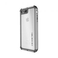 Bestbuy Ghostek - Atomic Protective Waterproof Case for Apple iPhone 7 Plus - Silver/Clear