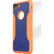 Bestbuy SaharaCase - Classic Case with Glass Screen Protector for Apple iPhone 7 and Apple iPhone 8 - Blue Orange