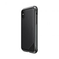 Bestbuy X-Doria - Defense Lux Case for Apple iPhone X and XS - Black leather