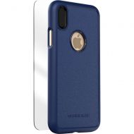 Bestbuy SaharaCase - dBulk Case with Glass Screen Protector for Apple iPhone X and XS - Navy