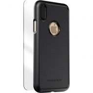 Bestbuy SaharaCase - dBulk Case with Glass Screen Protector for Apple iPhone X and XS - Black
