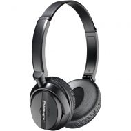 Bestbuy Audio-Technica - QuietPoint ATH-ANC20 Wired On-Ear Noise Canceling Headphones - Black