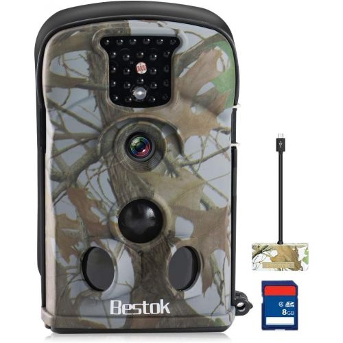  Bestok Trail Game Camera 1080P 12MP Hunting Wildlife Deer Cam Motion Activated Night Vision Full HD 2.4 LCD Display Waterproof IP65 for Wildlife Monitoring Outdoor Activities and H