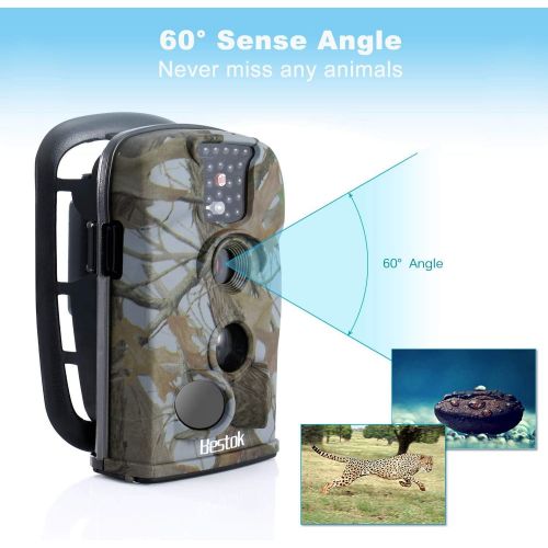  Bestok Trail Game Camera 1080P 12MP Hunting Wildlife Deer Cam Motion Activated Night Vision Full HD 2.4 LCD Display Waterproof IP65 for Wildlife Monitoring Outdoor Activities and H