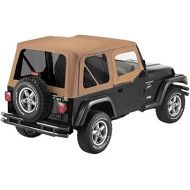 Bestop 7912437 Spice Sailcloth Replace-A-Top For 1997-2002 Wrangler TJ W/Lower Steel Factory Half Doors