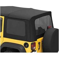 Bestop 5813535 Black Diamond Tinted Window Kits For Bestop Replace-A-Top Soft Tops For 2011-2018 Wrangler JK Unlimited