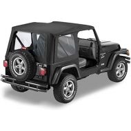 Bestop 5112715 Black Denim Replace-A-Top For OEM Hardware - Jeep 1997-2002 Wrangler
