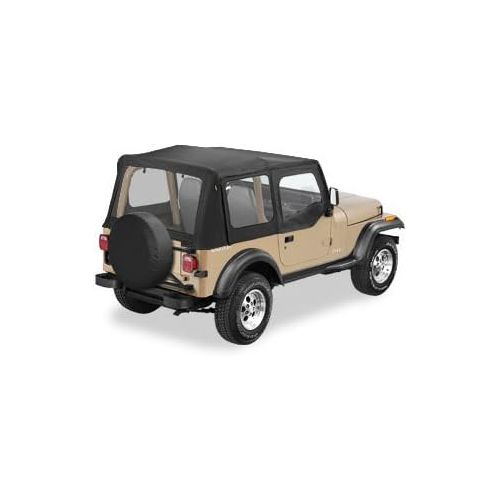  Bestop 7912001 Black Sailcloth Replace-A-Top For 1988-1995 Wrangler Yj (Shown On A 1997-2006 TJ)