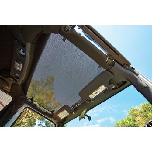  Bestop 52400-11 Mesh Fabric Targa-Style Sun Bikini Top for 2007-2018 2-Door and 4-Door Wrangler including TJD