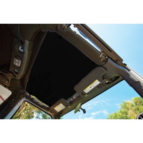  Bestop 52400-11 Mesh Fabric Targa-Style Sun Bikini Top for 2007-2018 2-Door and 4-Door Wrangler including TJD