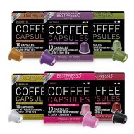 Bestpresso Coffee for Nespresso OriginalLine Machine 120 pods Certified Genuine Espresso Variety Pack, Pods Compatible with Nespresso OriginalLine