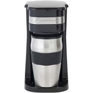 Kaffee Maschine 2 Tassen 420 ml Brueh Automat Edelstahl Becher Dauer Filter Bestron ACM111Z