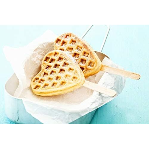  Bestron Holzstabchen fuer Waffeln am Stiel, Sweet Dreams, 2x 60 Stueck