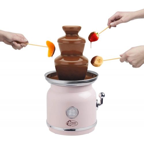  [아마존베스트]Bestron Funcooking Chocolate Fountain, pink