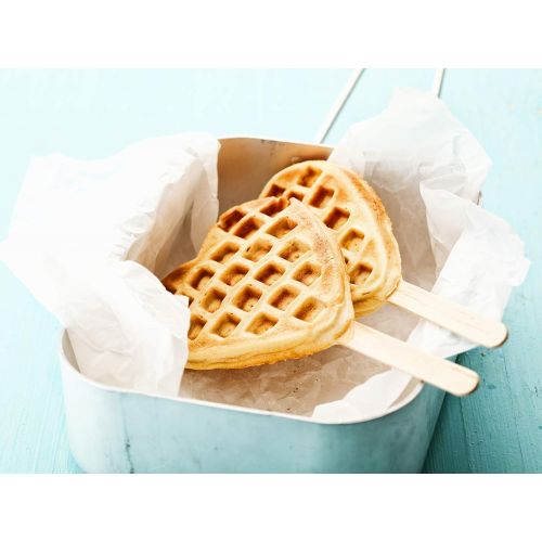  [아마존베스트]Bestron Waffle Iron for Heart Waffles on Handle