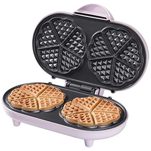  [아마존베스트]Bestron ADWM1000P Heart Waffle Iron Metal