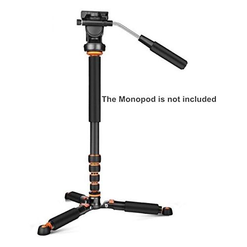  Bestshoot Desktop Mini Tripod Load 3KG Universal 3 Legs Monopod Base Stand Unipod Support Compatible with Canon 60D 60D 5D Nikon D90 Sony A58 A7RII DSLR Cameras Video Micro Shootin