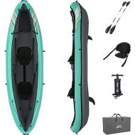 Bestway Hydro Force Inflatable Kayak Set | Includes Seat, Paddle, Hand Pump, Storage Carry Bag | Great for Adults, Kids and Families
