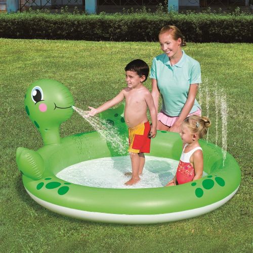  Bestway H2OGO! Interactive Turtle Sprinkler Inflatable Play Pool