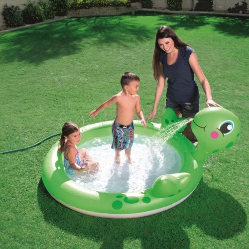  Bestway H2OGO! Interactive Turtle Sprinkler Inflatable Play Pool