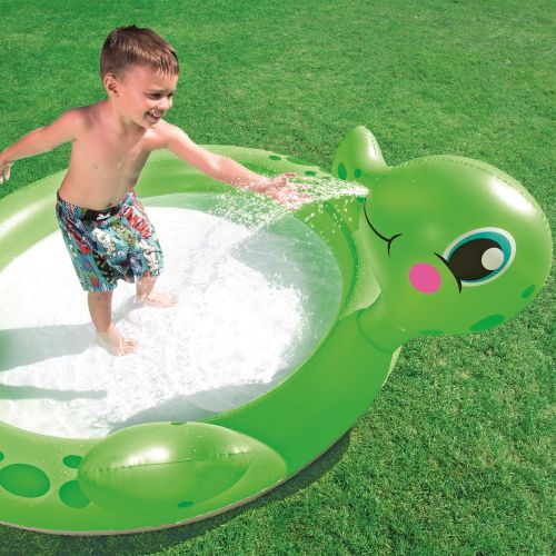  Bestway H2OGO! Interactive Turtle Sprinkler Inflatable Play Pool