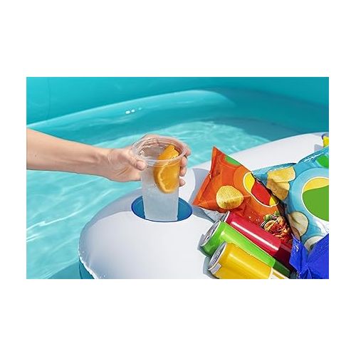  Bestway H2OGO! Sippin' Summer Inflatable Family Pool (7'2