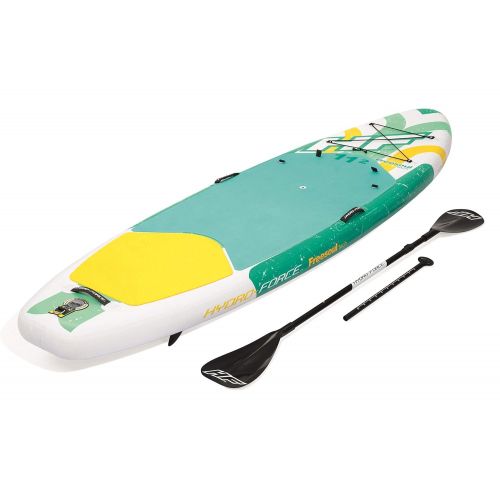  Bestway Hydro-Force SUP Freesoul Tech Stand-up-Paddling Board aufblasbar mit Sitzfunktion, 340x89x15 cm