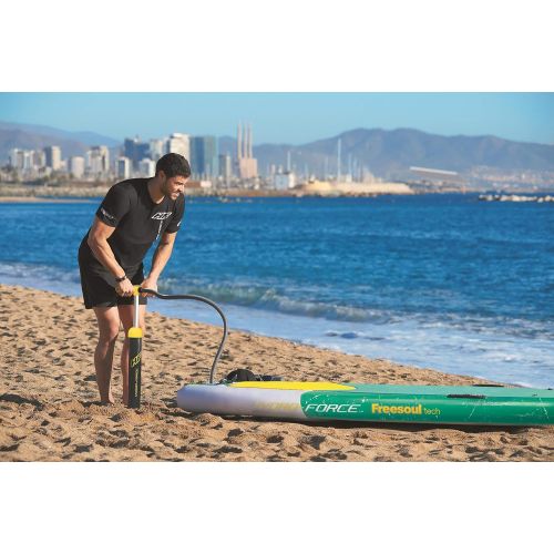  Bestway Hydro-Force SUP Freesoul Tech Stand-up-Paddling Board aufblasbar mit Sitzfunktion, 340x89x15 cm