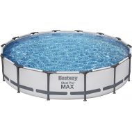 Bestway 56597E Steel Pro MAX Ground Frame Pools, 14 x 33, Grey