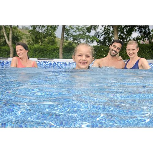  Bestway 56597E Steel Pro MAX Ground Frame Pools, 14 x 33, Grey