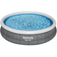 Bestway Fast Set 12 x 30 Inflatable Top Ring Pool Above Ground Swimming Pool