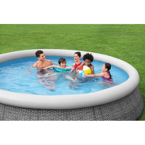  Bestway Fast Set 12 x 30 Inflatable Top Ring Pool Above Ground Swimming Pool