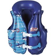 Bestway Swim Safe Little Kids Fabric Lined Inflatable Swim Jacket Life Vest