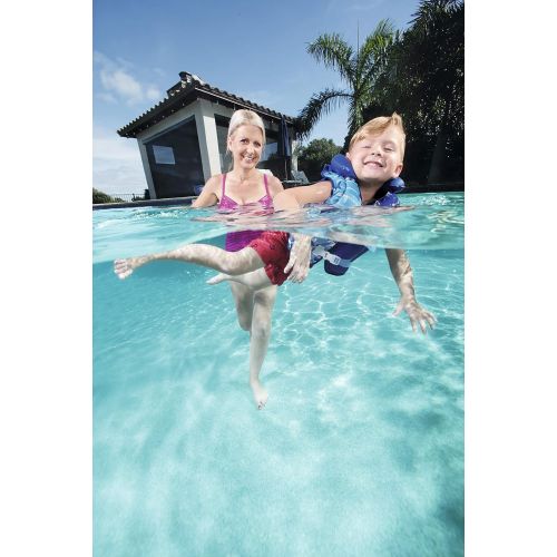  Bestway Swim Safe Little Kids Fabric Lined Inflatable Swim Jacket Life Vest