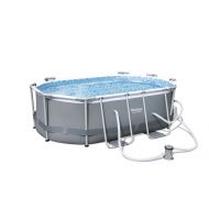 Bestway Power Steel Oval Frame Above Ground Swimming Pool (910 x 66 x 33)