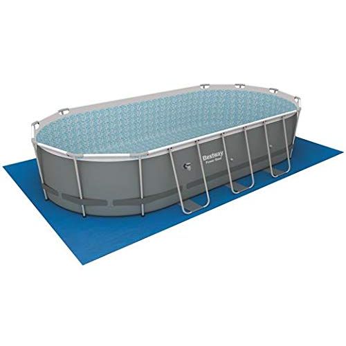  Bestway Power Steel Oval Frame Above Ground Swimming Pool (910 x 66 x 33)