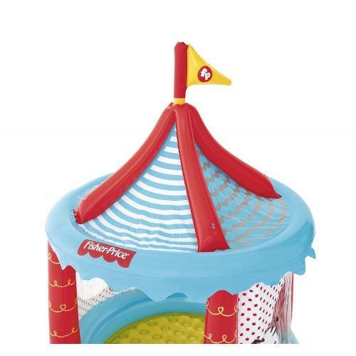  Bestway Fisher-Price Childrens Inflatable Circus Ball Pit Tent, Includes 25 Balls