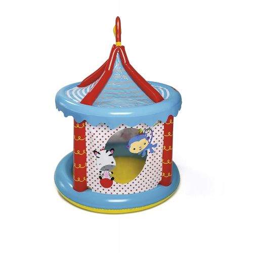  Bestway Fisher-Price Childrens Inflatable Circus Ball Pit Tent, Includes 25 Balls