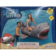 Bestway Tiger Shark Pool Lounge Over 7’ Long with Cup Holder