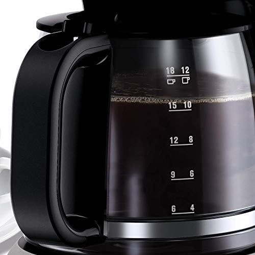  Besuchen Sie den AEG-Store AEG KF 3300 Kaffeemaschine (Skalierte 1,5 l/12-18 Tassen Aroma-Glaskanne, Warmhaltefunktion, Sicherheitsabschaltung, Wasserstandsanzeige, Ein/Aus-Schalter, entnehmbarer Filter-Korb