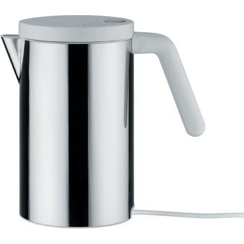  Besuchen Sie den Alessi-Store Alessi Elektrischer Wasserkessel, Edelstahl mit thermoplastischem Harz, Weiss, 25 x 13 x 26.8 cm