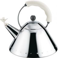 [아마존베스트]Alessi 9093 W Wasserkessel, Edelstahl, weiss, 4 x 25 x 4,5 cm, Einheiten, 1.0