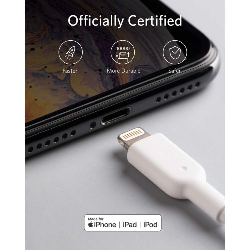 앤커 [아마존 핫딜]  [아마존핫딜]Anker iPhone Ladekabel Powerline II iPhone Kabel 0,9m Lightning Kabel, [Apple MFi-Zertifiziert] fuer iPhone XS/XS Max/XR/X/ 8/8 Plus/SE/ 7/7 Plus/ 6s/ 6/6 Plus/ 5S/ 5/ iPad Pro (Wei