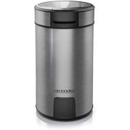 Besuchen Sie den Arendo-Store Arendo - Kaffeemuehle Edelstahl - elektrische Gewuerzmuehle Coffee Grinder Schrotmuehle - Push Button - Edelstahlmesser - fuer Kaffeebohnen Gewuerze Getreide - cool grey