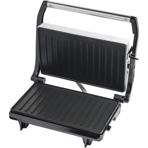  Besuchen Sie den Bestron-Store Bestron Antihaftbeschichteter Sandwich-/Panini-Kontaktgrill, Viva Italia, 700 W, Weiss