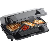 Besuchen Sie den Bestron-Store Bestron Antihaftbeschichteter 3-in-1 Sandwich-Kontaktgrill, 900 W, Schwarz